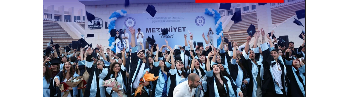 ADÜ MYO 2015 YILI MEZUNİYET TÖRENİNDE KEPLER HAVAYA ATILDI