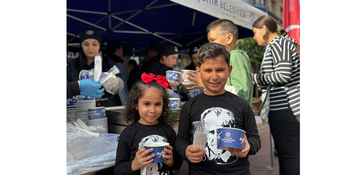 AYDIN BÜYÜKŞEHİR BELEDİYESİ ULU ÖNDER GAZİ MUSTAFA KEMAL ATATÜRK İÇİN  HAYIR GERÇEKLEŞTİRDİ