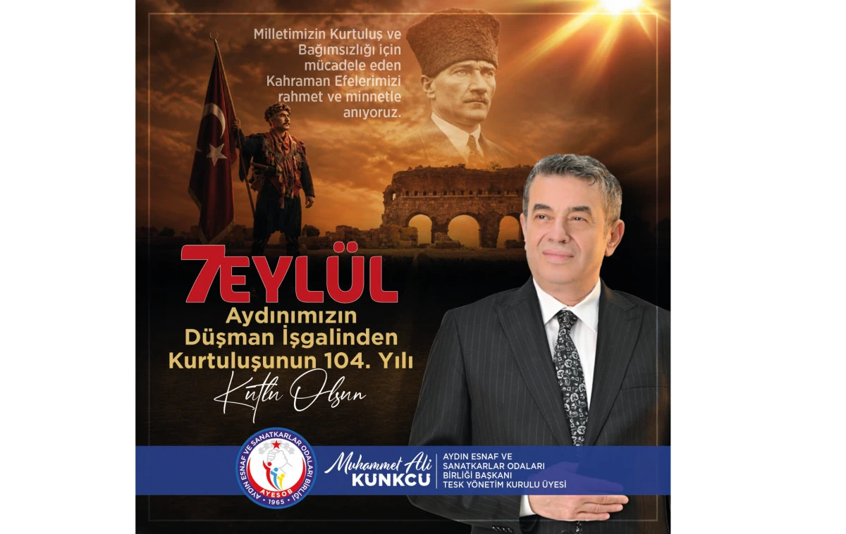 AYDININ D&Uuml;ŞMAN İŞGALİNDEN KURTULUŞUNUN 104. YILI KUTLAMALARI