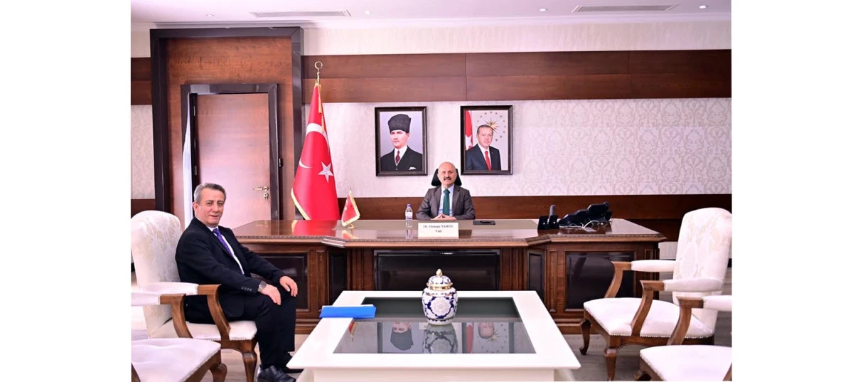 BAŞKAN ANIL YETİŞKİN&rsquo;DEN VALİ OSMAN VAROL&rsquo;A NEZAKET ZİYARETİ