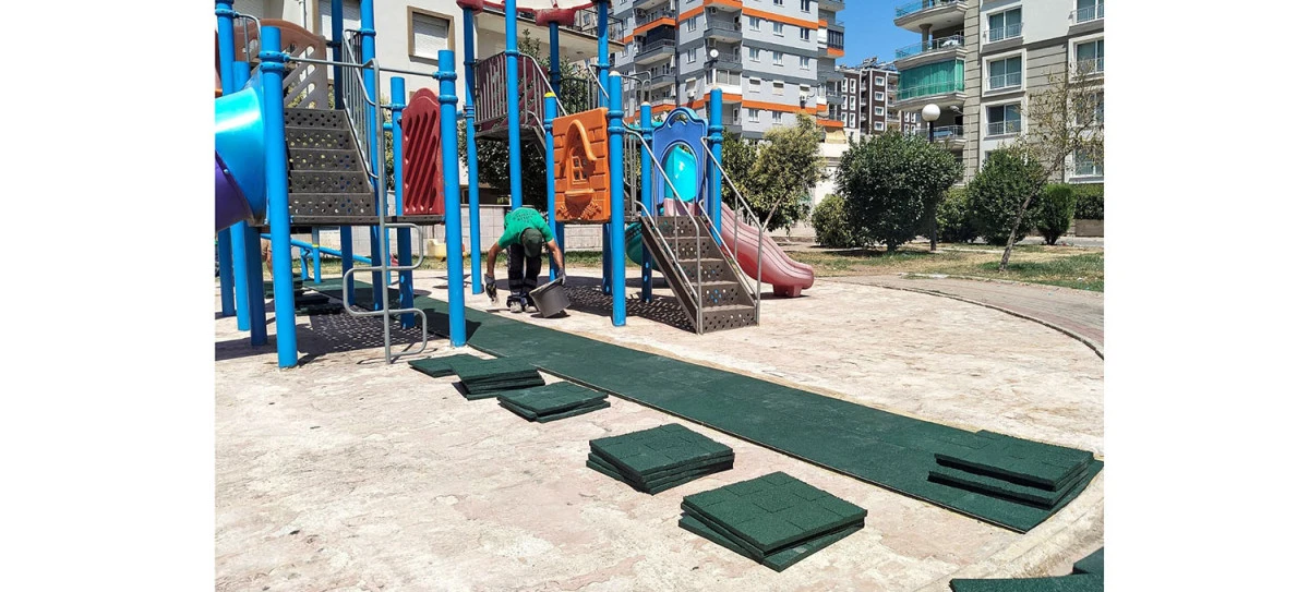 BAŞKAN ANIL YETİŞKİN’LE PARKLAR YENİLENİYOR, ÇOCUKLAR GÜVENLE OYNUYOR