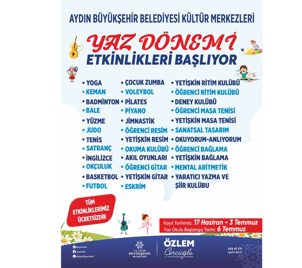 BAŞKAN &Ccedil;ER&Ccedil;İOĞLU İLE AYDINLI &Ccedil;OCUKLAR YAZ TATİLİNDE EĞLENİRKEN &Ouml;ĞRENECEK