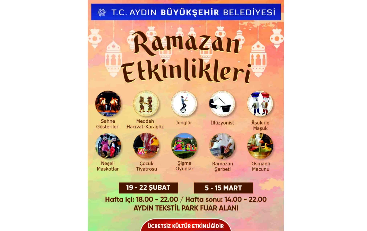 BAŞKAN &Ccedil;ER&Ccedil;İOĞLU RAMAZAN AYI BOYUNCA VATANDAŞLARI ETKİNLİKLER VE İFTAR SOFRALARI İLE BULUŞTURACAK