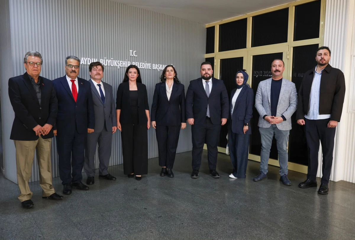 BAŞKAN &Ccedil;ER&Ccedil;İOĞLU&rsquo;NA AYDIN GAZETECİLER CEMİYETİ&rsquo;NDEN ZİYARET
