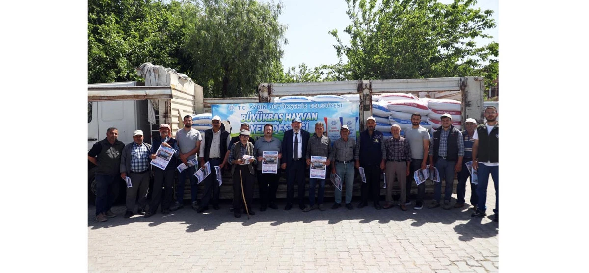 BAŞKAN &Ccedil;ER&Ccedil;İOĞLU&rsquo;NDAN DİDİM&rsquo;DE K&Uuml;&Ccedil;&Uuml;K &Uuml;RETİCİLERE YEM DESTEĞİ