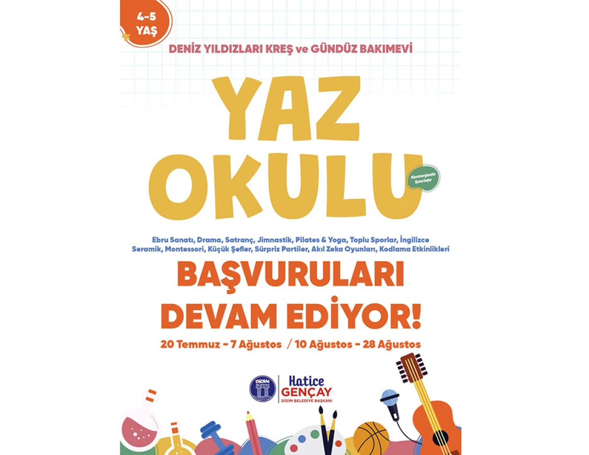 BAŞKAN HATİCE GEN&Ccedil;AY: "&Ccedil;OCUKLARIMIZIN YAZ TATİLİNİ  EĞİTİM VE EĞLENCEYLE BULUŞTURUYORUZ&rdquo;
