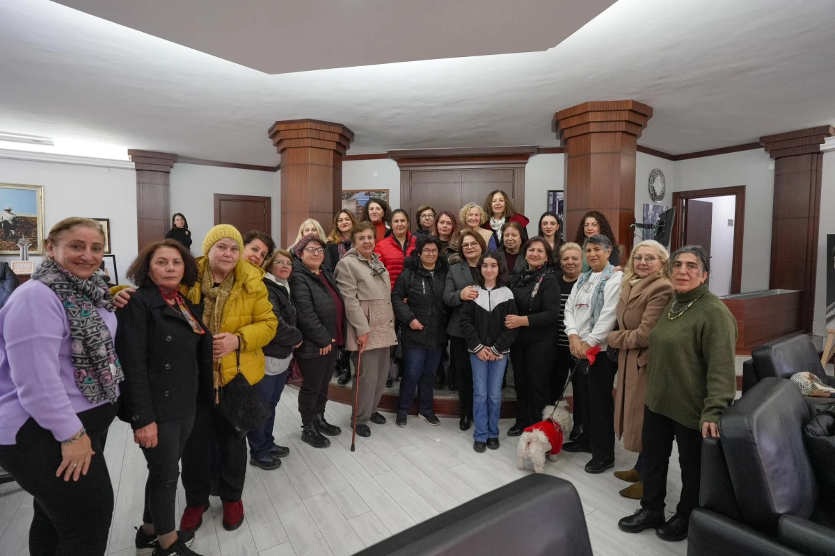 BAŞKAN HATİCE GEN&Ccedil;AY&rsquo;A DESTEK ZİYARETLERİ S&Uuml;R&Uuml;YOR