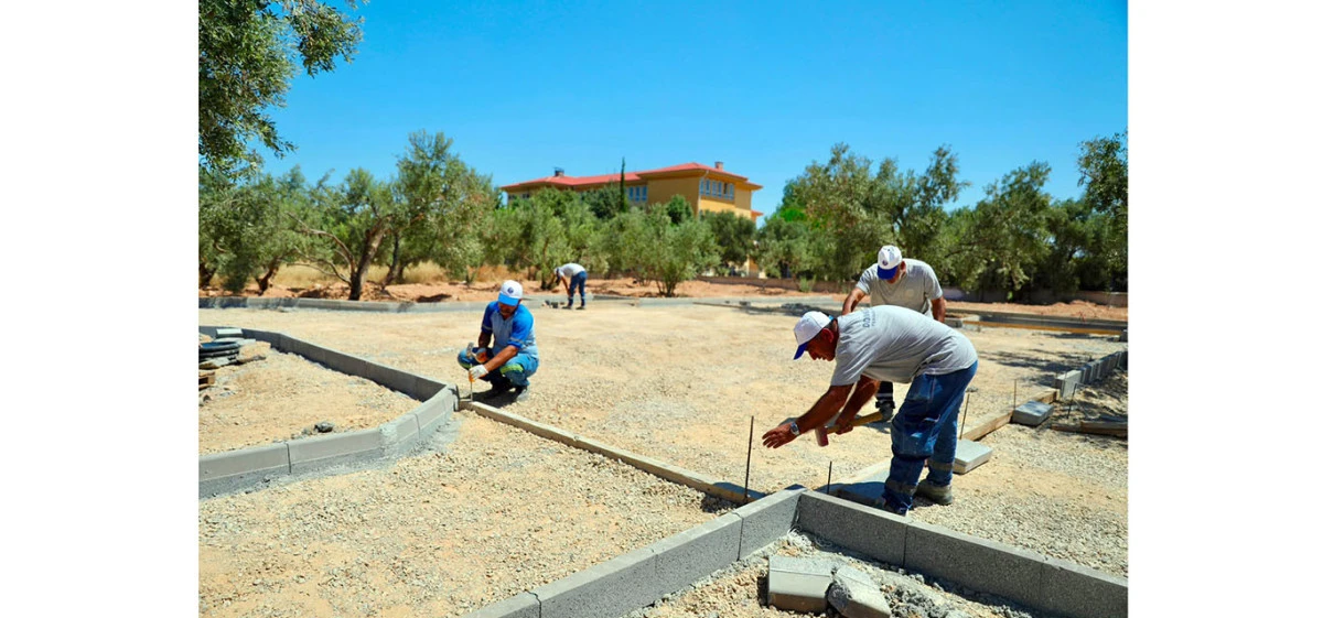 BAŞKAN HATİCE GEN&Ccedil;AY'IN SE&Ccedil;İM VAATLERİNDEN ZEYTİN PARK PROJESİ HAYATA GE&Ccedil;İYOR