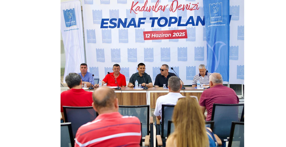 BAŞKAN ÖMER GÜNEL “KADINLAR DENİZİ ESNAFININ BİRÇOK SORUNUNU ÇÖZDÜK”