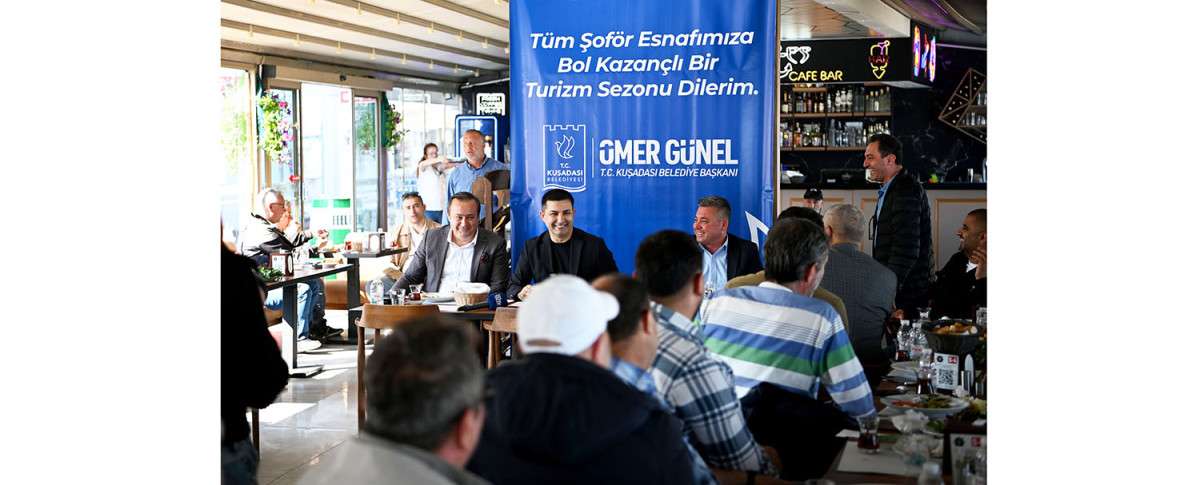 BAŞKAN ÖMER GÜNEL TAKSİ ESNAFIYLA BİR ARAYA GELDİ