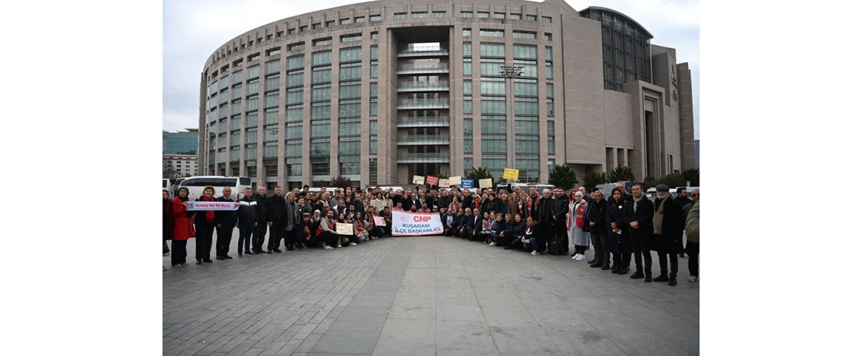 BAŞKAN &Ouml;MER G&Uuml;NEL&rsquo;E &Ccedil;AĞLAYAN ADLİYESİ &Ouml;N&Uuml;NDE G&Uuml;&Ccedil;L&Uuml; DESTEK