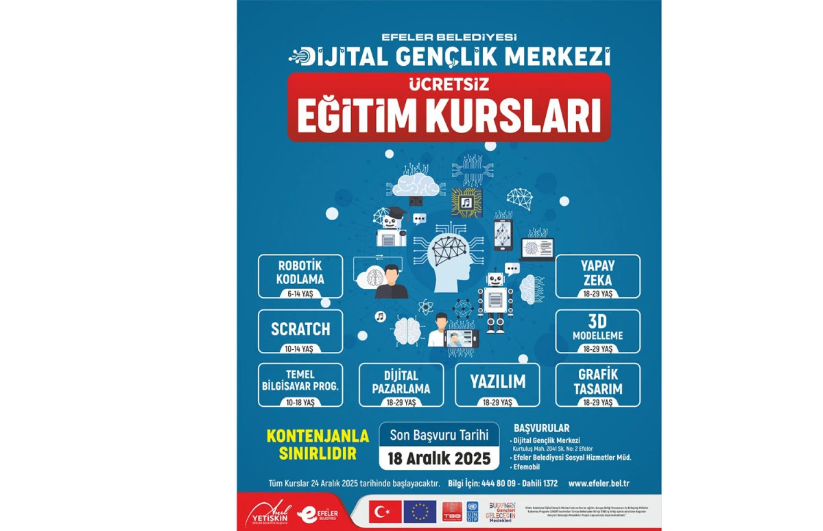 BAŞKAN YETİŞKİN’DEN GENÇLERE DİJİTAL GELECEK FIRSATI