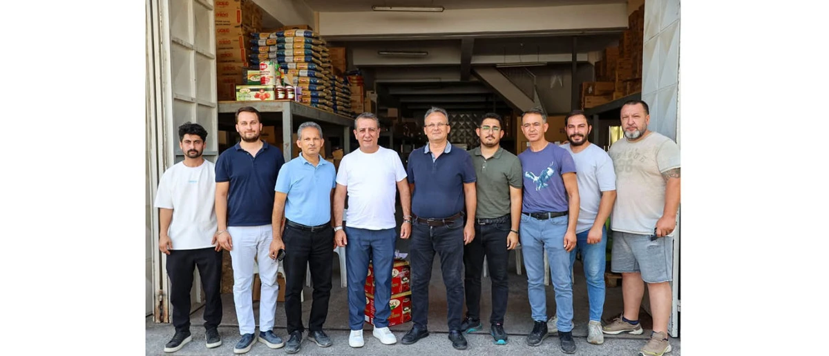 BAŞKAN YETİŞKİN'DEN GIDA &Ccedil;ARŞISI ESNAFINA ZİYARET