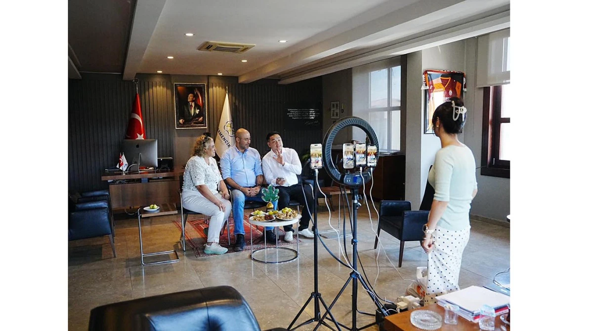 BAŞKAN ZENCİRCİ &Ccedil;İNLİ TANITIM EL&Ccedil;İLERİNİ AĞIRLADI