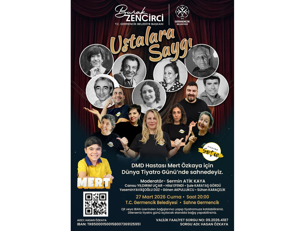 BAŞKAN ZENCİRCİ&rsquo;DEN DMD HASTASI MERT&rsquo;E DESTEK TİYATROSU