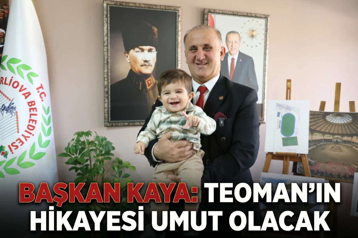 Bir Umut Ger&ccedil;ek Oldu, Sağlığına Kavuşan Teoman Başkan Kaya'yı Ziyaret Etti