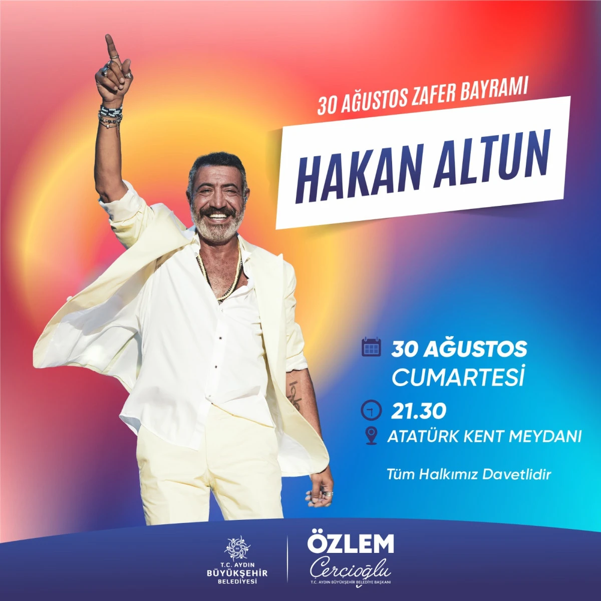 ÇERÇİOĞLU TÜM AYDINLILARI 30AĞUSTOS ZAFER BAYRAMI COŞKUSUNU BİRLİKTE YAŞAMAYA DAVET ETTİ