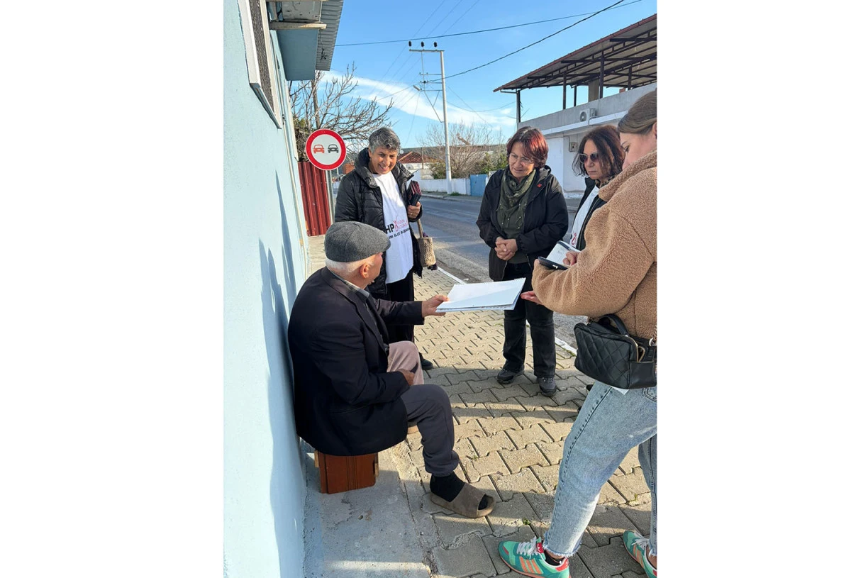 CHP DİDİM KADIN KOLLARI SAHADA HALKIN SORUNLARINI DİNLEDİ