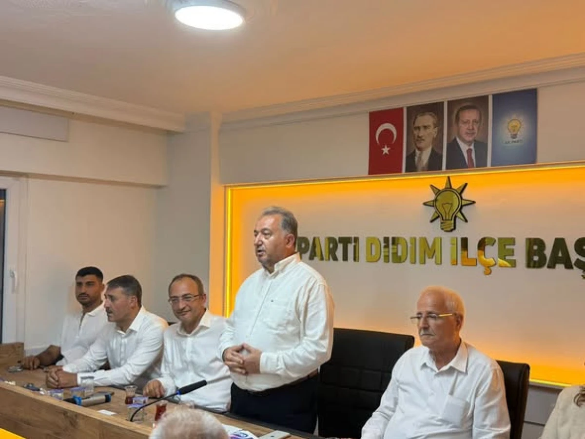 DİDİM AK PARTİ İL&Ccedil;E BAŞKANLIĞI DARALTILMIŞ İL&Ccedil;E DANIŞMA TOPLANTISINDA BİR ARAYA GELDİ