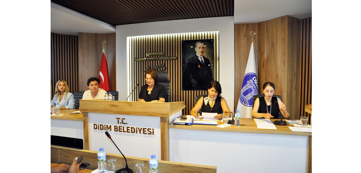 DİDİM BELEDİYESİ AĞUSTOS AYI MECLİS TOPLANTISINA HALK&Ccedil;I BAŞKAN GEN&Ccedil;AY DAMGASI  