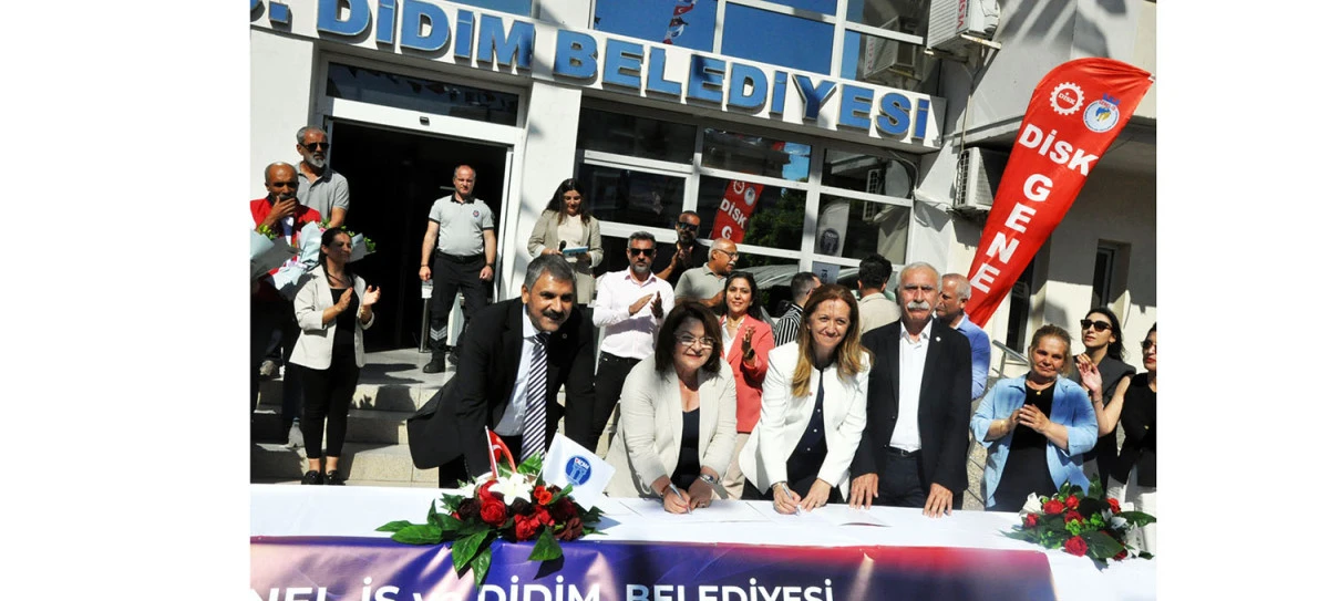 DİDİM BELEDİYESİNDE NORM KADROLU VE KHK’LI İŞÇİLER İÇİN TOPLU İŞ SÖZLEŞMESİ İMZALANDI