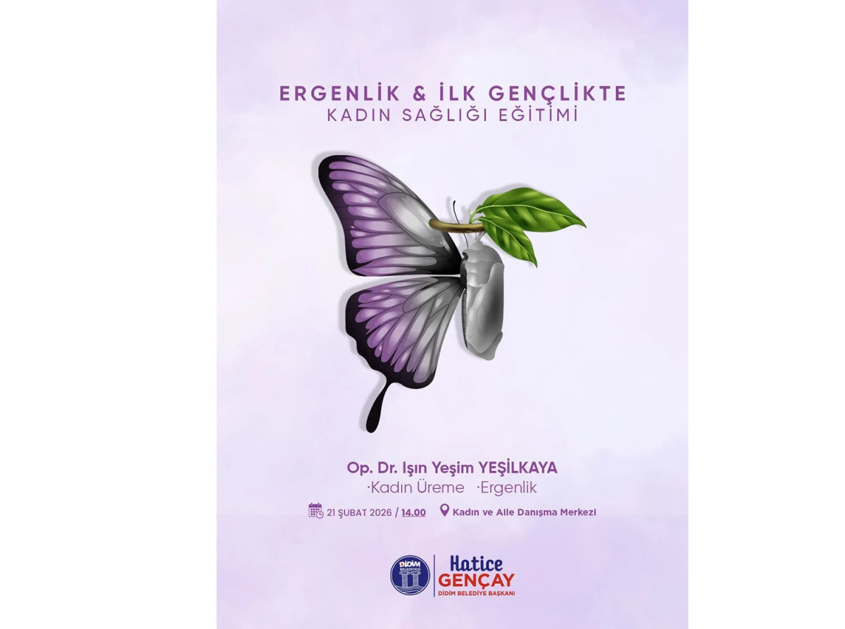 DİDİM BELEDİYESİ&rsquo;NDEN ERGENLİK VE İLK GEN&Ccedil;LİKTE KADIN SAĞLIĞI EĞİTİMİ