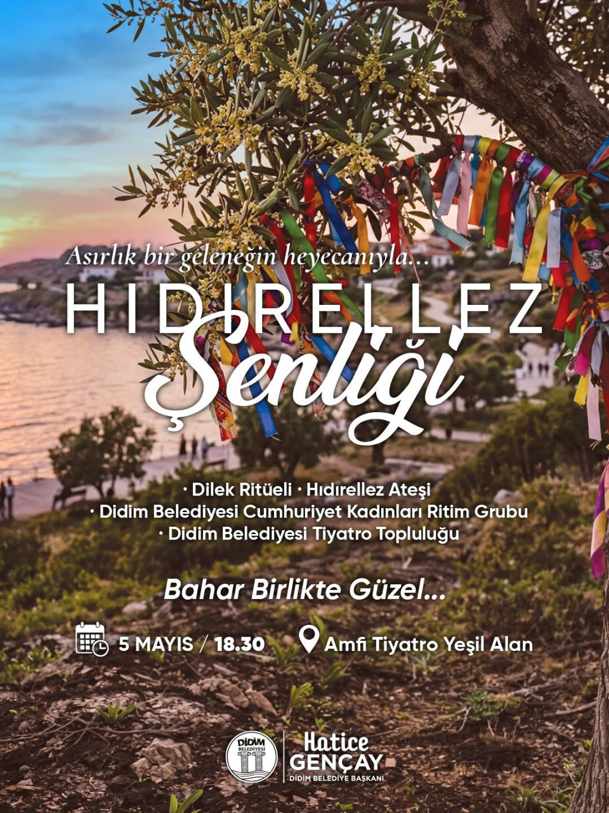 DİDİM BELEDİYESİ&rsquo;NDEN HIDIRELLEZ ŞENLĞİ: BAHAR BİRLİKTE G&Uuml;ZEL