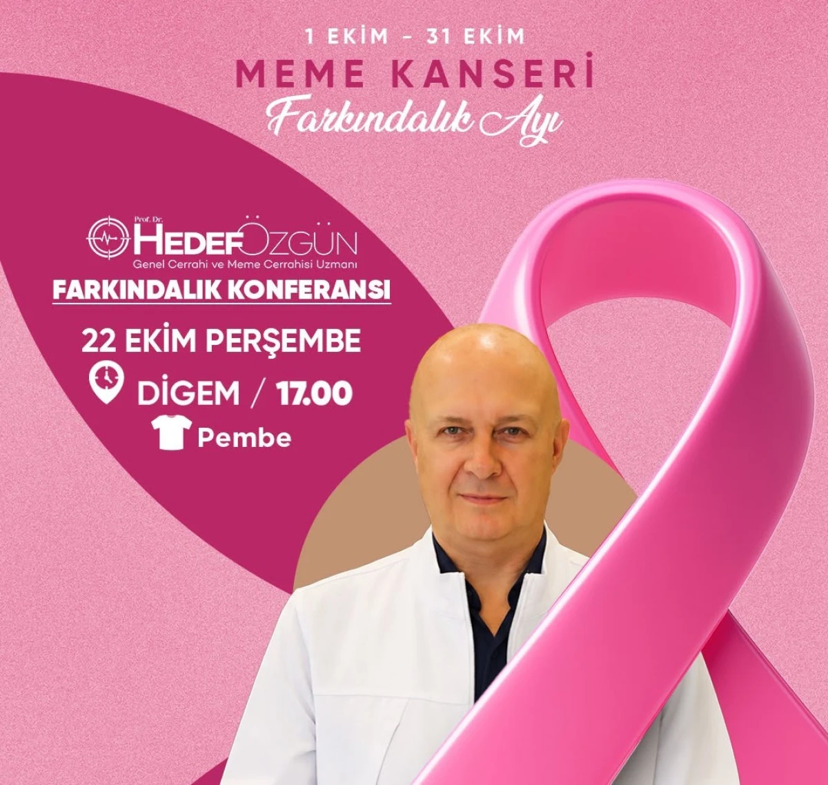 DİDİM BELEDİYESİNDEN MEME KANSERİ FARKINDALIK KONFERANSI