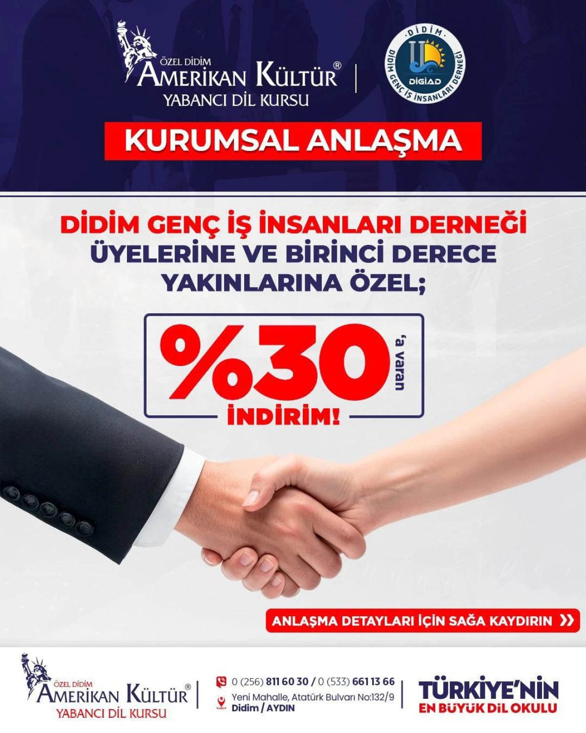 Didim Gen&ccedil; İş İnsanları Derneği (DİGİAD) İndirim Protokol&uuml; İmzaladı