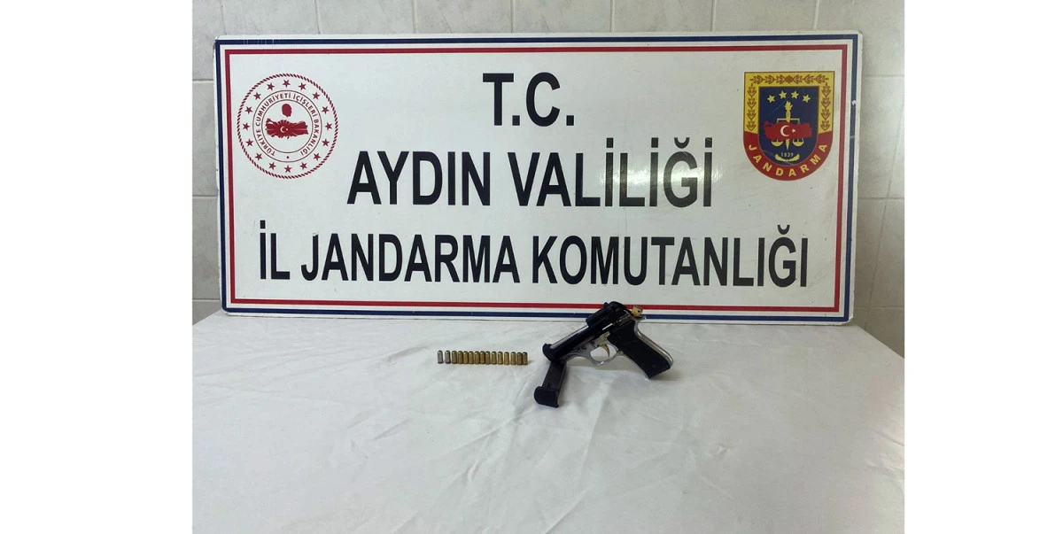 DİDİM JANDARMA YAKALADIĞI KURUSIKI TABANCAYA CEZA