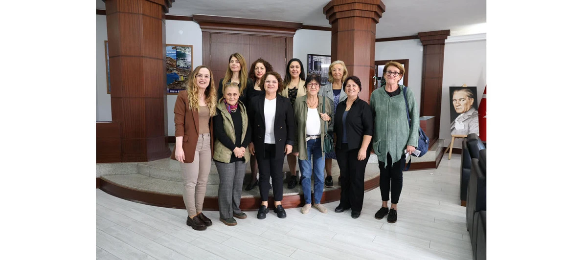 DİDİM KADIN PLATFORMU’NDAN BAŞKAN HATİCE GENÇAY’A ZİYARET