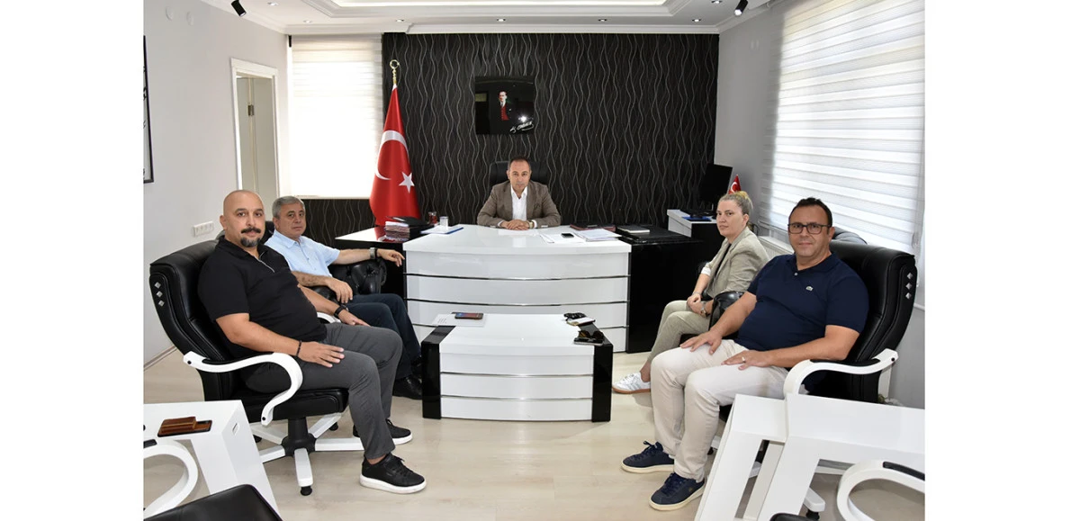 DİDİM TİCARET ODASI KAYMAKAM MESUT &Ccedil;OBAN&rsquo;I ZİYARET ETTİ