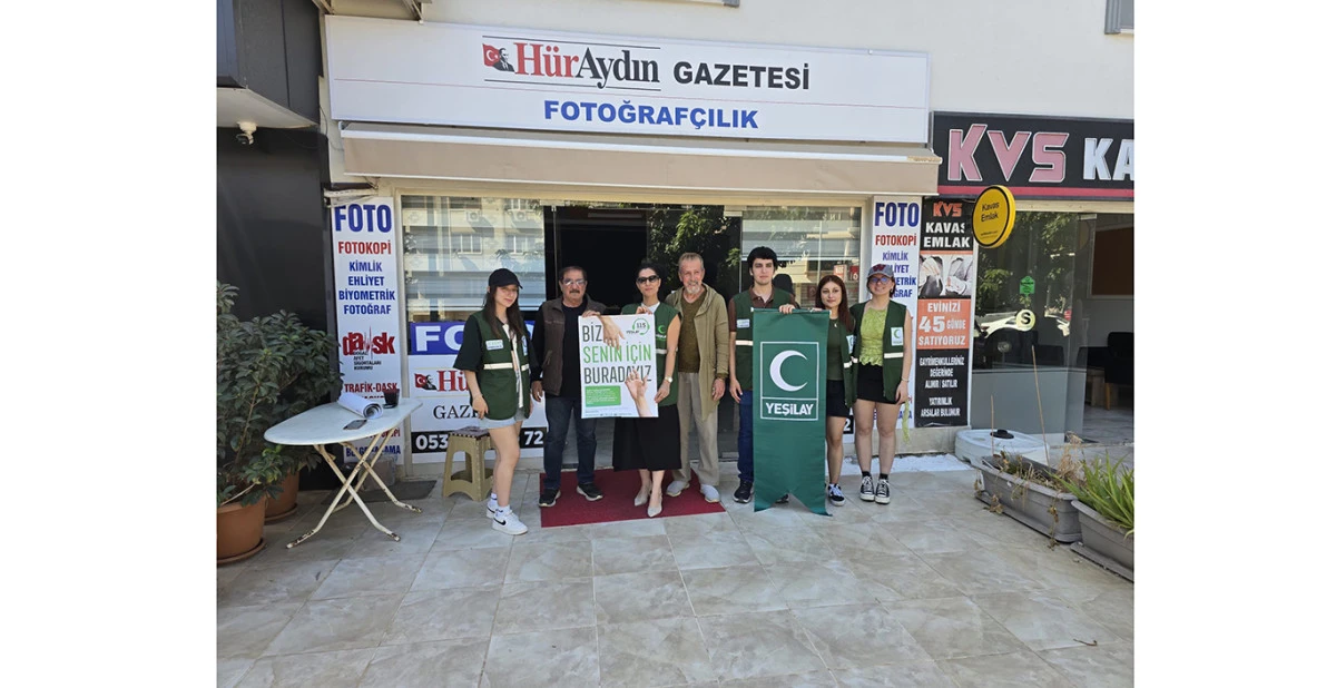 DİDİM YEŞİLAY TEMSİLCİLİĞİNDEN GAZETEMİZ H&Uuml;RAYDIN&rsquo;A ZİYARET