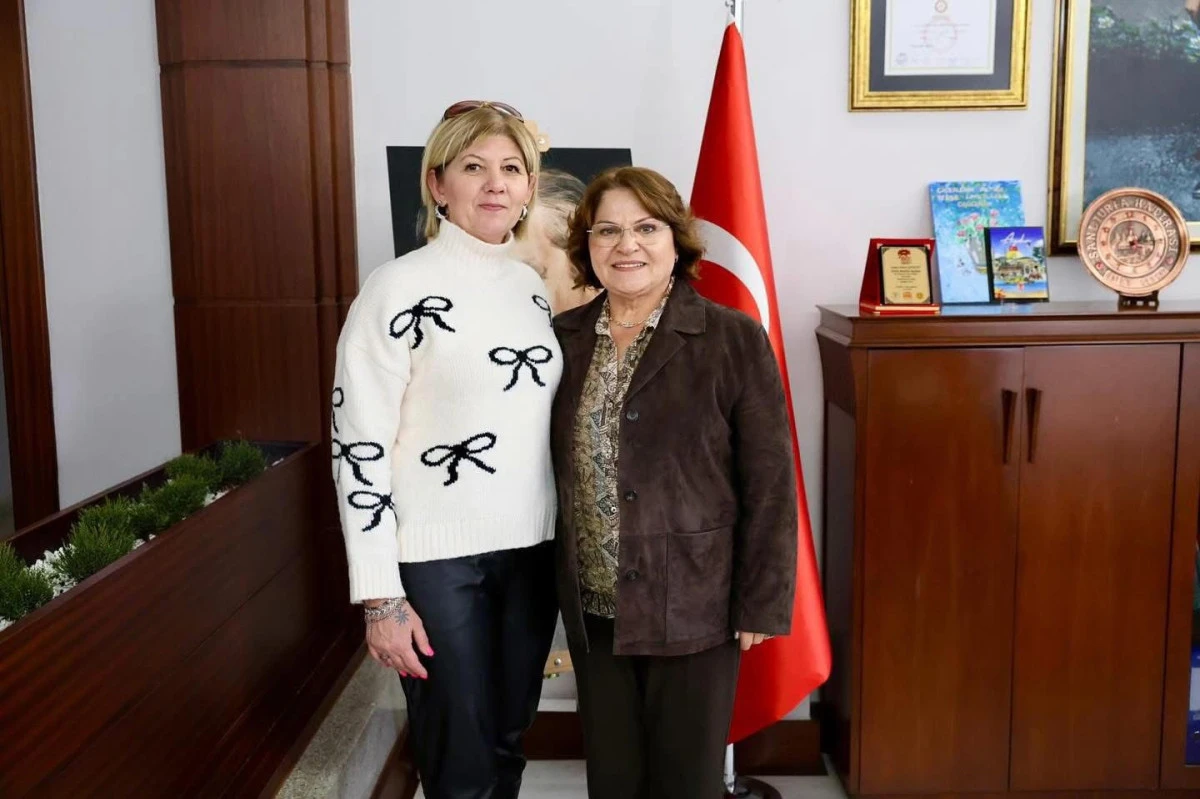 DİDİM’DE ANLAMLI BULUŞMA BAŞKAN HATİCE GENÇAY’LA ORTAK PROJELER GÖRÜŞÜLDÜ