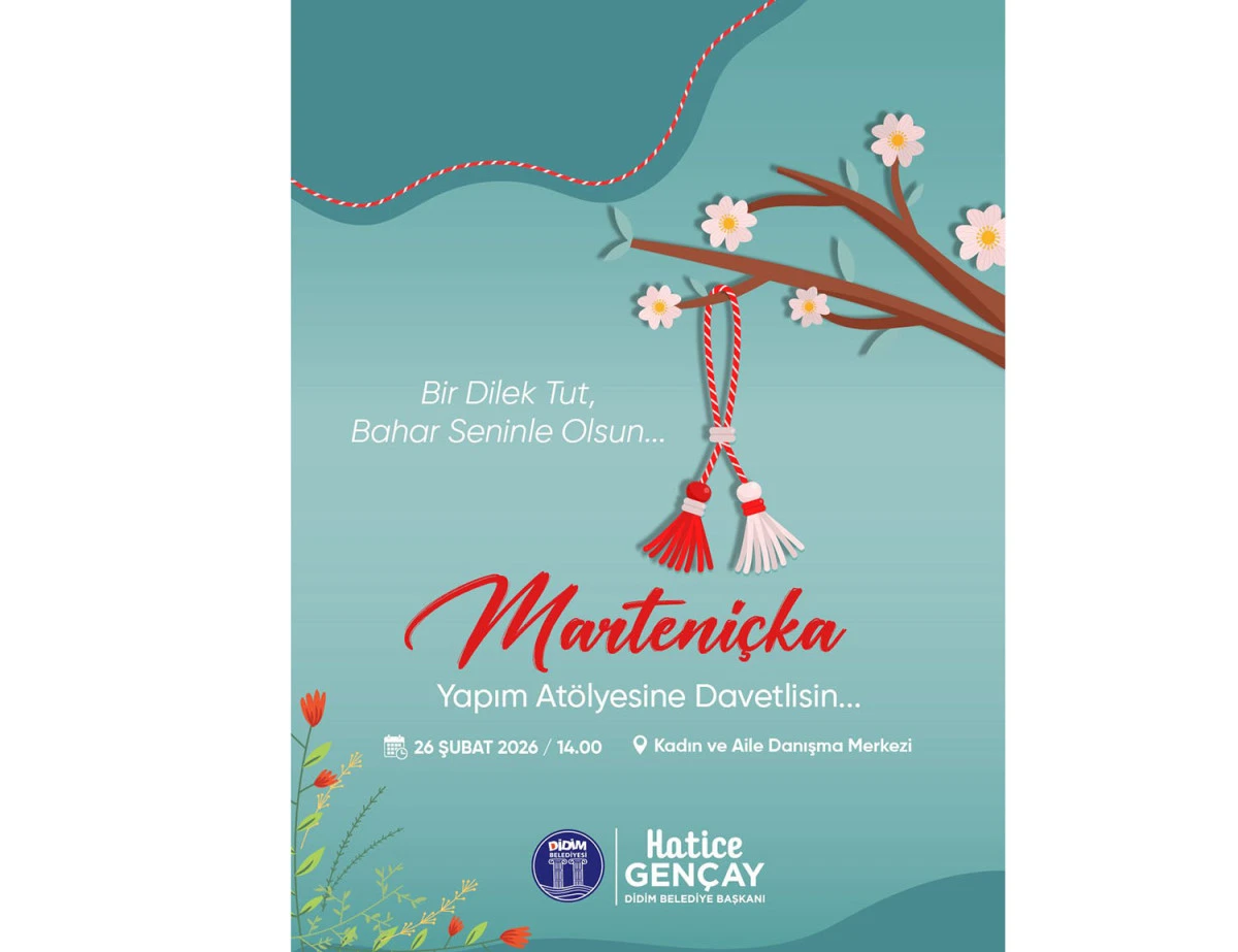 DİDİM&rsquo;DE BAHARIN HABERCİSİ MARTENİ&Ccedil;KA GELENEĞİ, DİDİM BELEDİYESİ ETKİNLİĞİYLE YAŞATILACAK