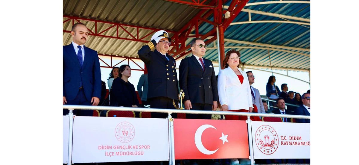 DİDİM’DE CUMHURİYET BAYRAMI COŞKUYLA KUTLANDI