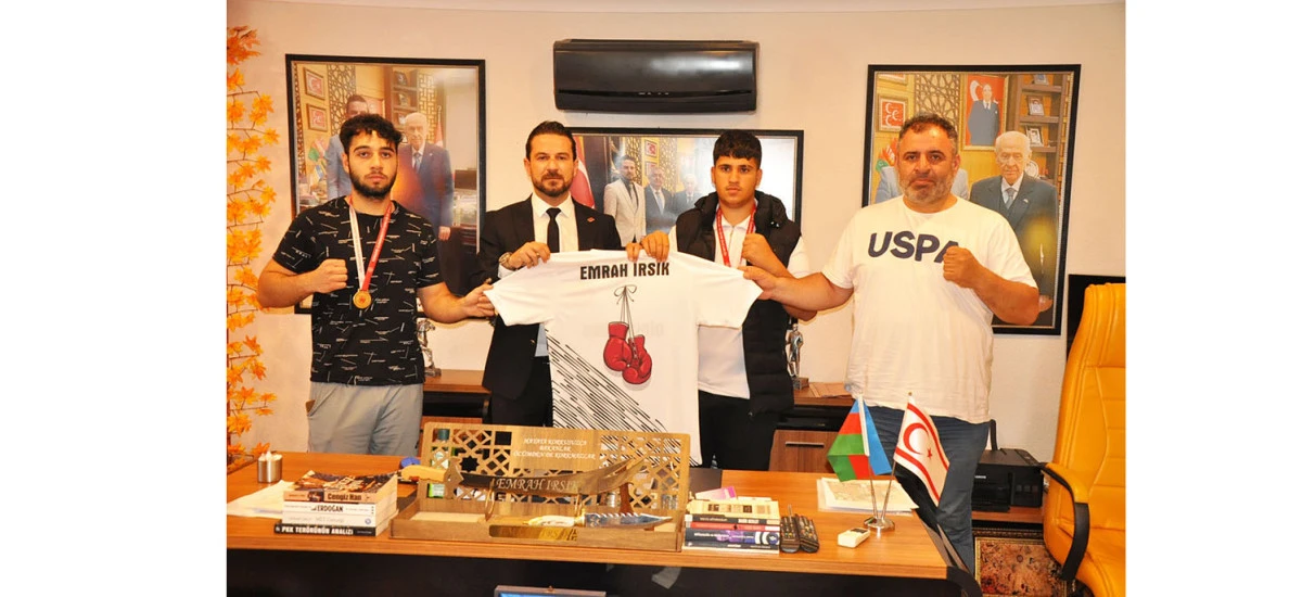 DİDİMİN ŞAMPİYON BOKSÖRLERİNE EMRAH IRSIK SAHİP ÇIKTI