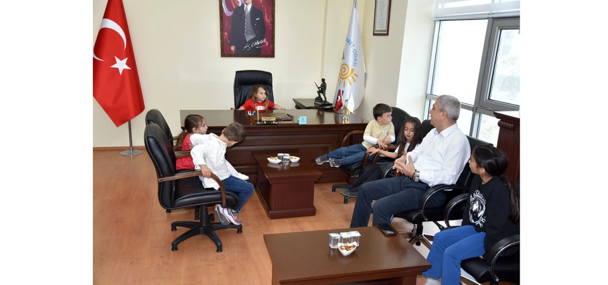 DTO DA 23 NİSAN MAKAM &Ccedil;OCUKLARA DEVREDİLDİ