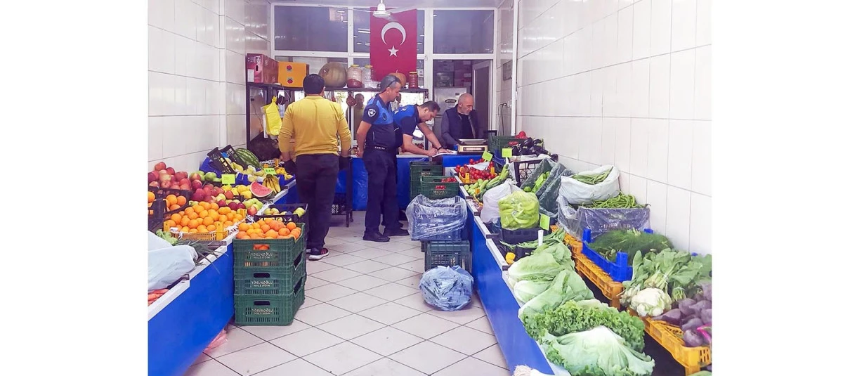 EFELER’DE MANAVLARA ETİKET DENETİMİ