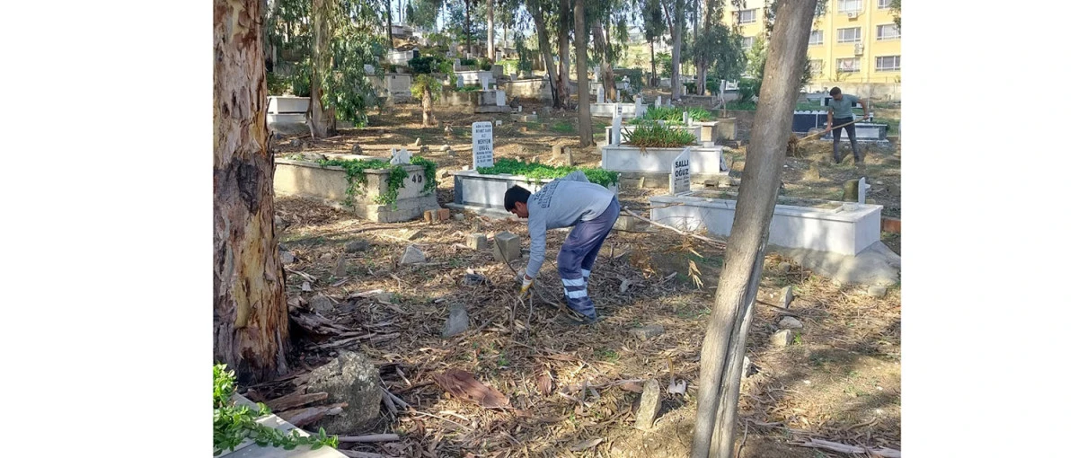 EFELER’İN EKİPLERİ MEZARLIKLARDAKİ ÇALIŞMALARINA DEVAM EDİYOR