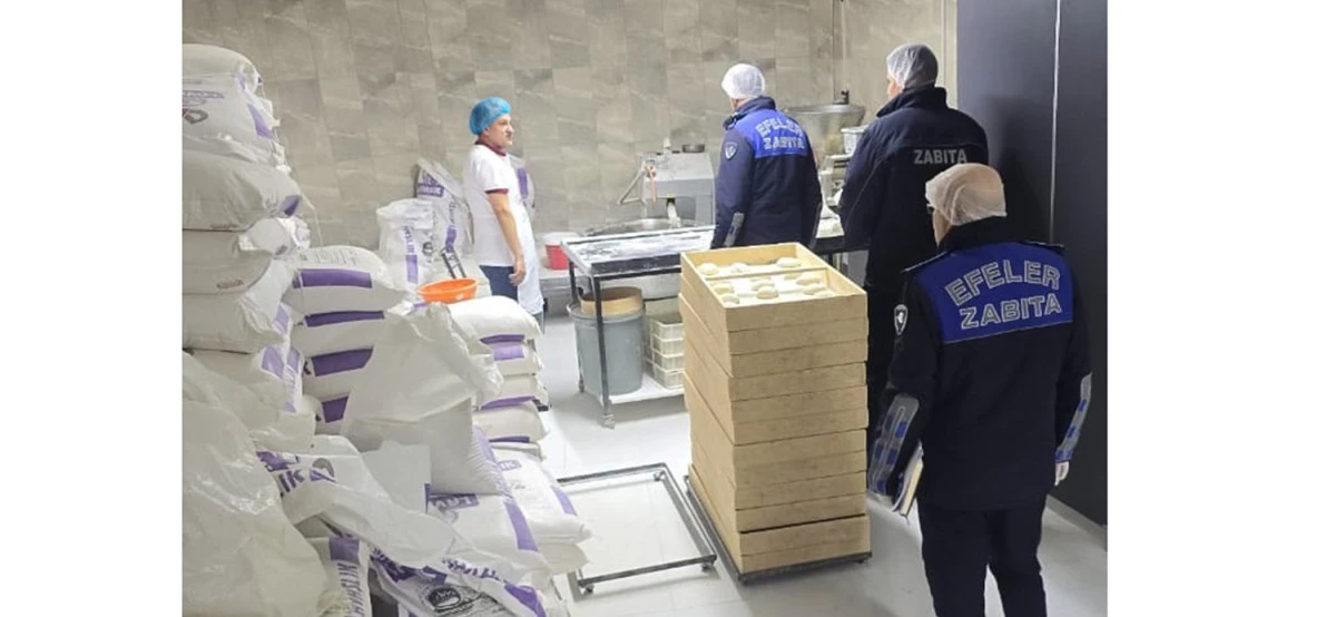 EFELER&rsquo;İN EKİPLERİNDEN SAĞLIKLI GIDA DENETİMİ