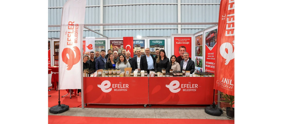 EFELER&rsquo;İN &Uuml;R&Uuml;NLERİ TARIM FUARINDA YERİNİ ALDI