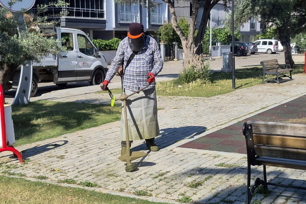 EFELER&rsquo;İN YEŞİL ALANLARINDA YAZ TEMİZLİĞİ