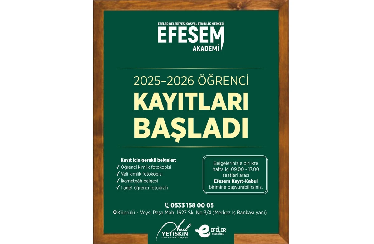 EFESEM’DE YENİ DÖNEM BAŞVURULARI BAŞLADI