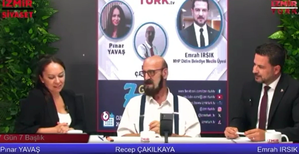 Emrah Irsık, İzmir T&uuml;rk Televizyonu'nun Canlı Yayınına Konuk Oldu
