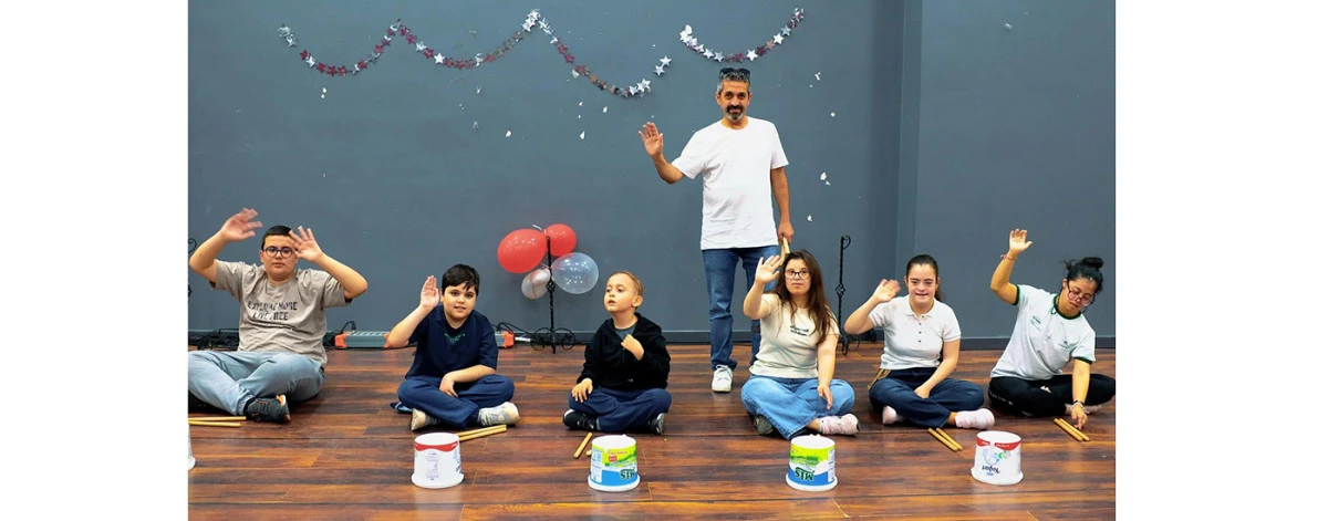 ENGELLİLER HAFTASI KAPSAMINDA DİGEM&rsquo;DE RİTİM &Ccedil;ALIŞMASI
