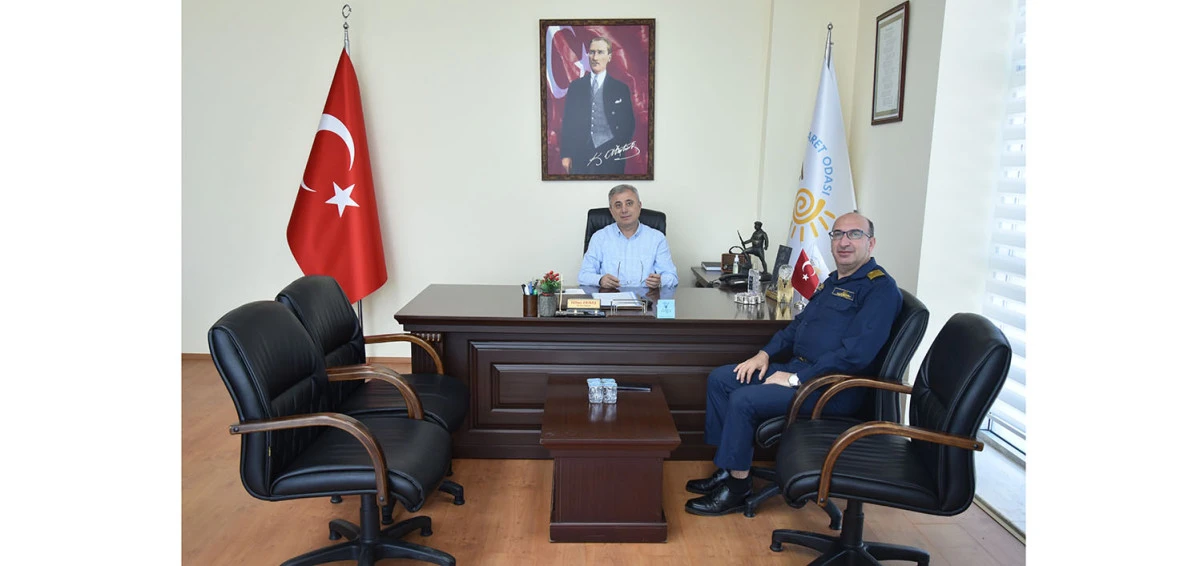 GARNİZON KOMUTANI DTO YU ZİYARET ETTİ