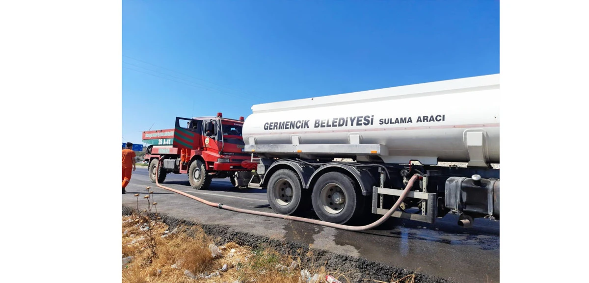 GERMENCİK BELEDİYESİ’NDEN YANGIN ÖNLEMİ “SOKAK SULAMASI DURDURULDU, ÇİFTÇİLERE SU TANKERİ ÇAĞRISI YAPILDI”