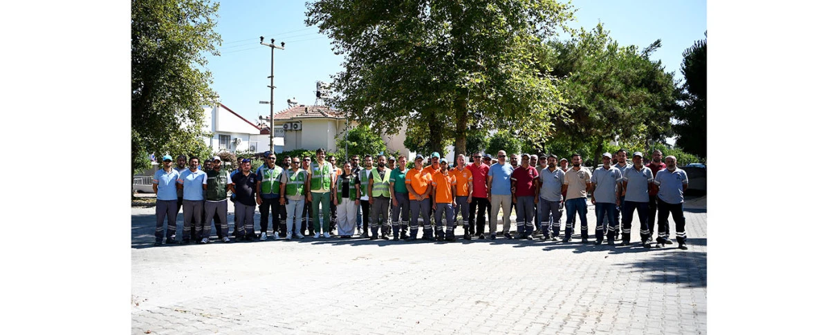 KUŞADASI BELEDİYESİ’NDEN GÜZELÇAMLI’YA ÇIKARMA