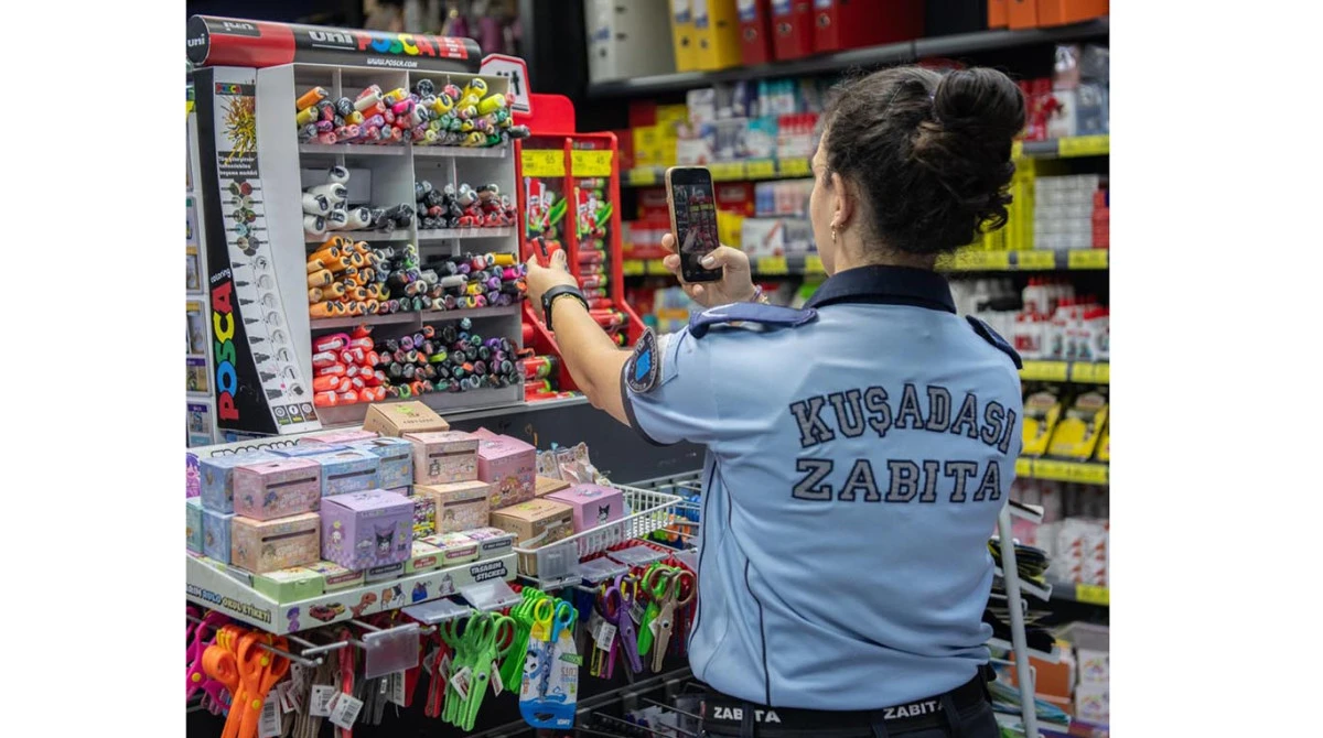 KUŞADASI BELEDİYESİ&rsquo;NDEN KIRTASİYELERE SIKI DENETİM